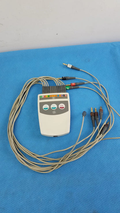 GE CAM 14 ECG Acquisition Module With Leads