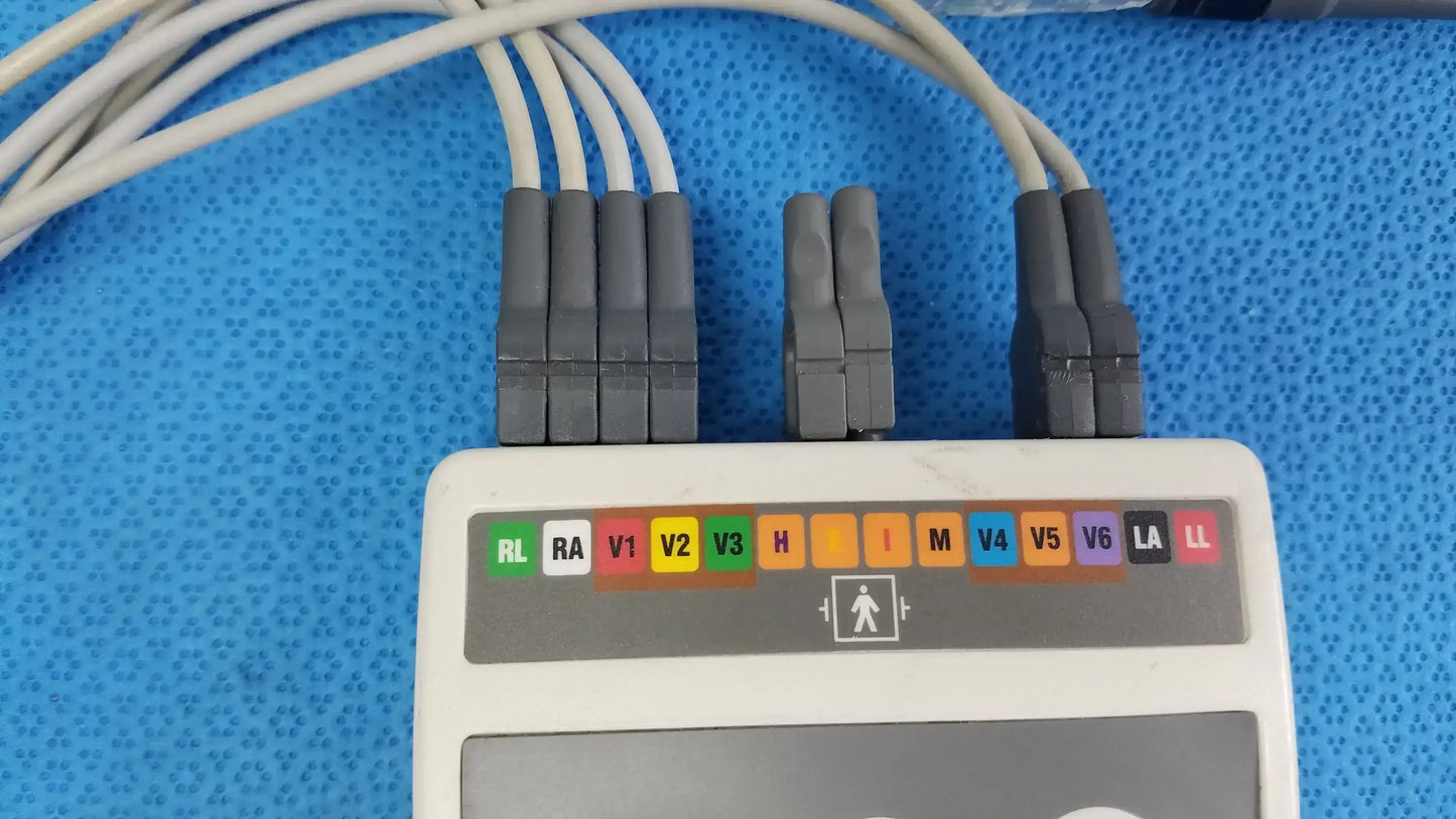 GE CAM 14 ECG Acquisition Module With Leads Ref 900995-001