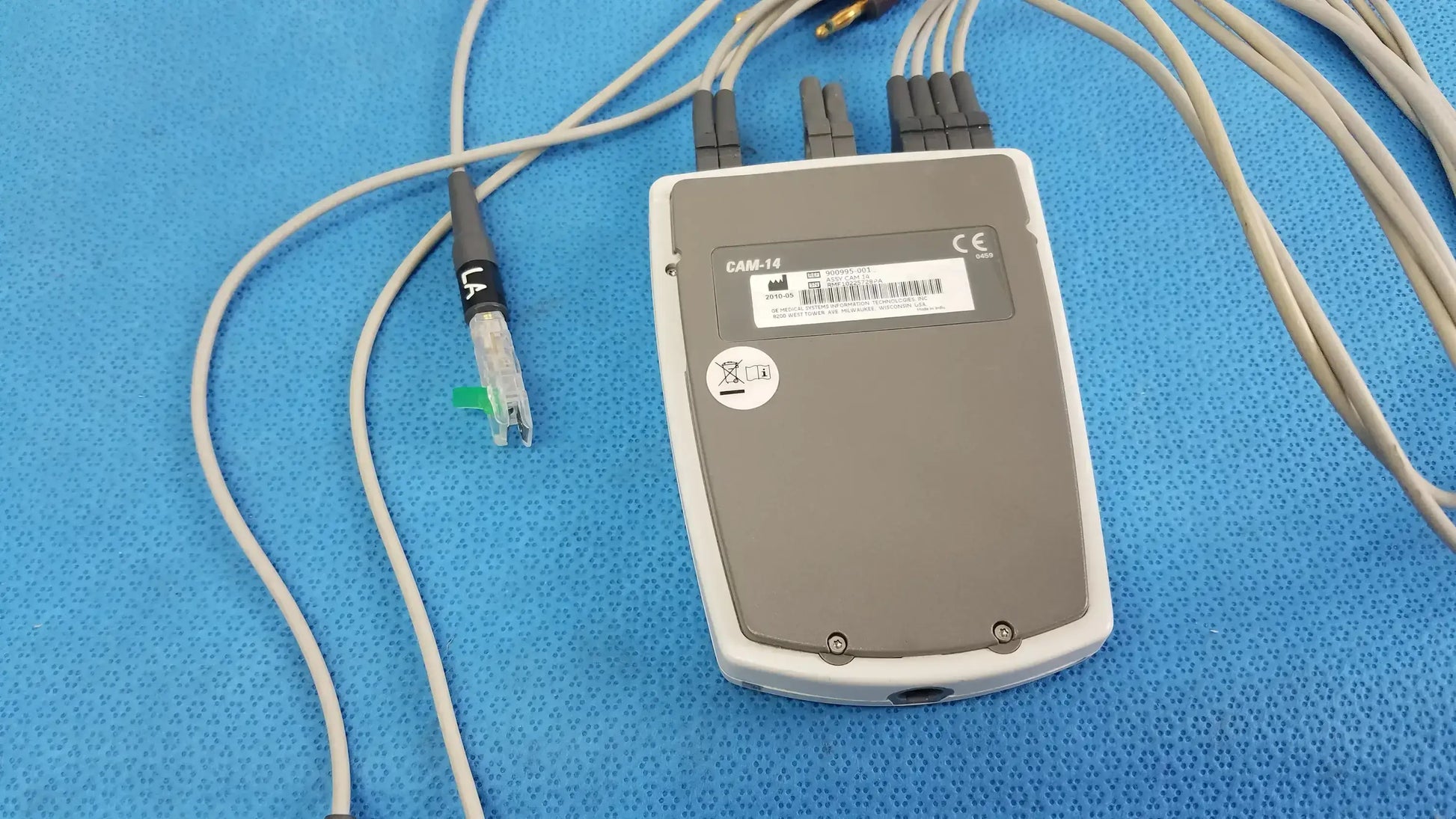 GE CAM 14 ECG Acquisition Module With Leads Ref 900995-001