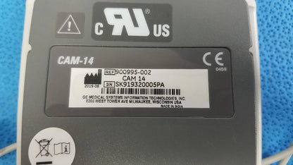 GE CAM 14 ECG Acquisition Module With Leads Ref 900995-002