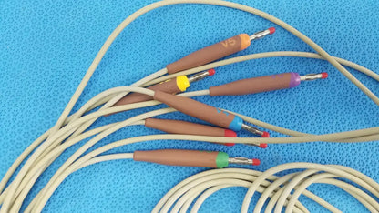 GE CAM HD ECG EKG Patient Lead Cable 900995-003 w/ Leads