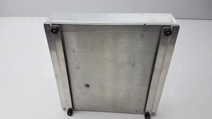 Silver rectangular metal cardiovascular phantom with brushed finish and black rubber feet buy used medical equipment