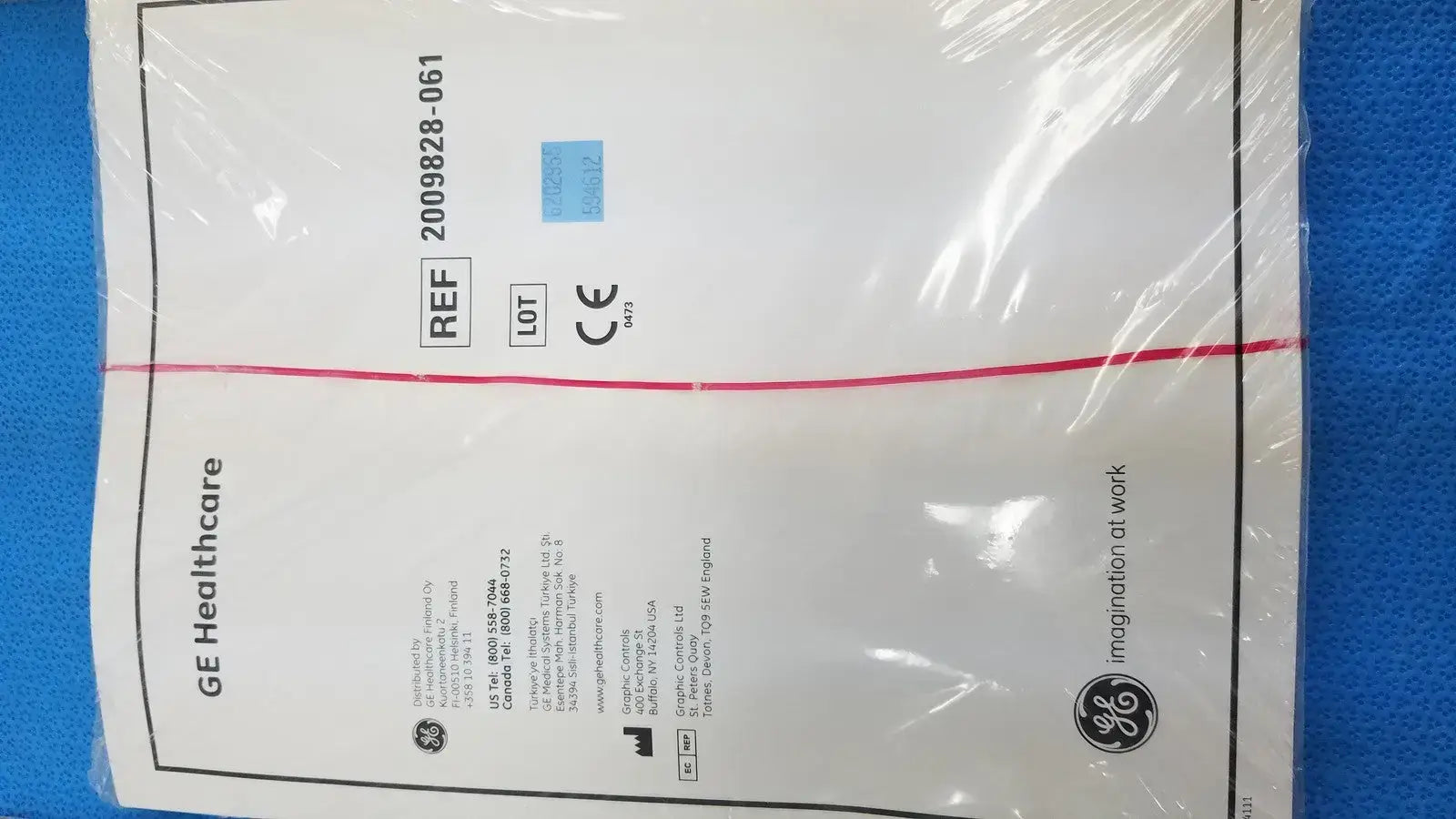 GE Healthcare ECG Recording Chart Paper Ref 2009828-061 Lot of 3