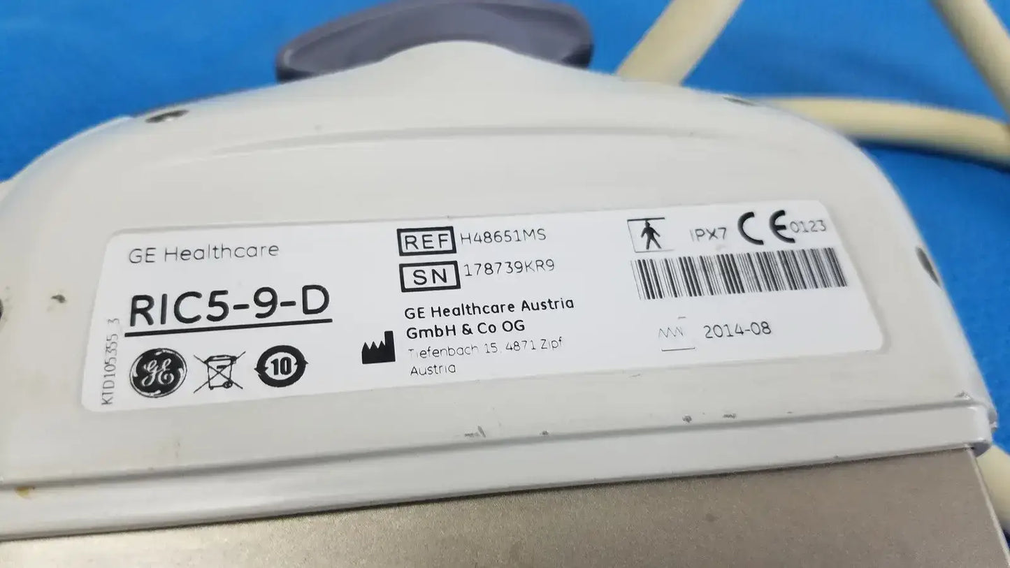 GE Healthcare RIC5-9-D Real-Time 4D Transvaginal/Endocavity Ultrasound Probe