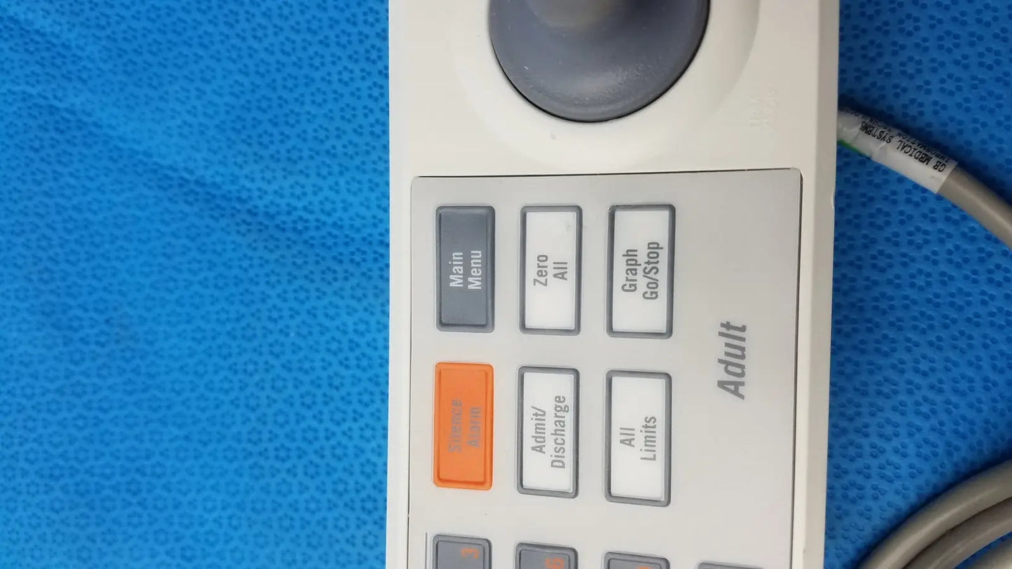 GE Healthcare Solar 8000i Keypad 2000637-001 Rev B - Patient Monitor