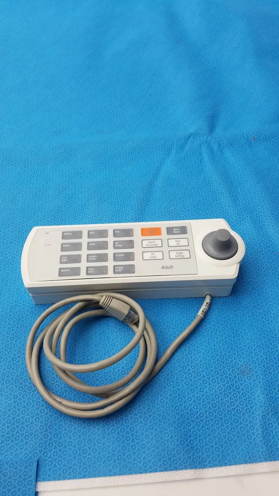 GE Healthcare Solar 8000i Keypad 2000637-001 Rev B - Patient Monitor