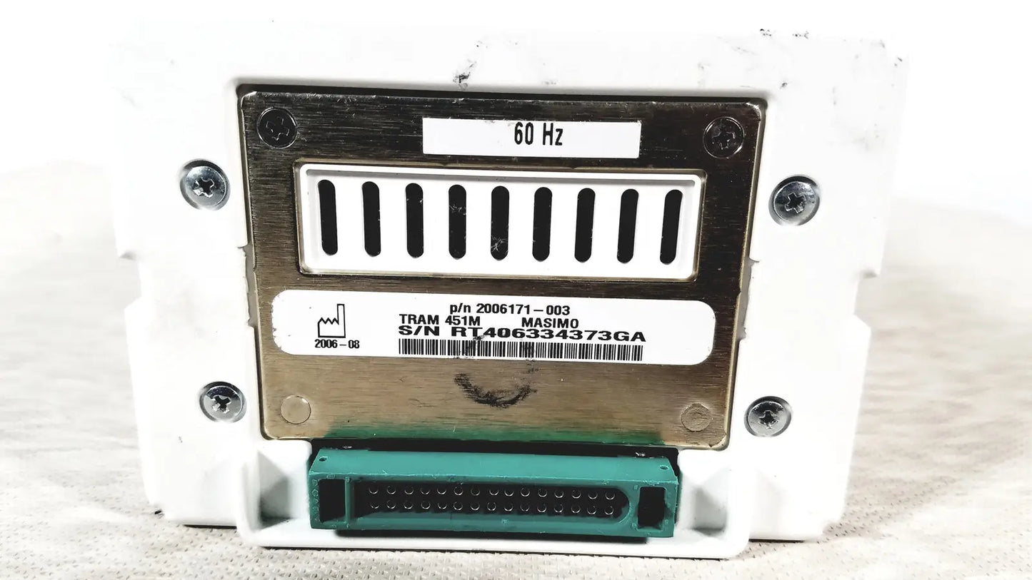 GE Healthcare TRAM 451M Multiparameter Module - Masimo SpO2