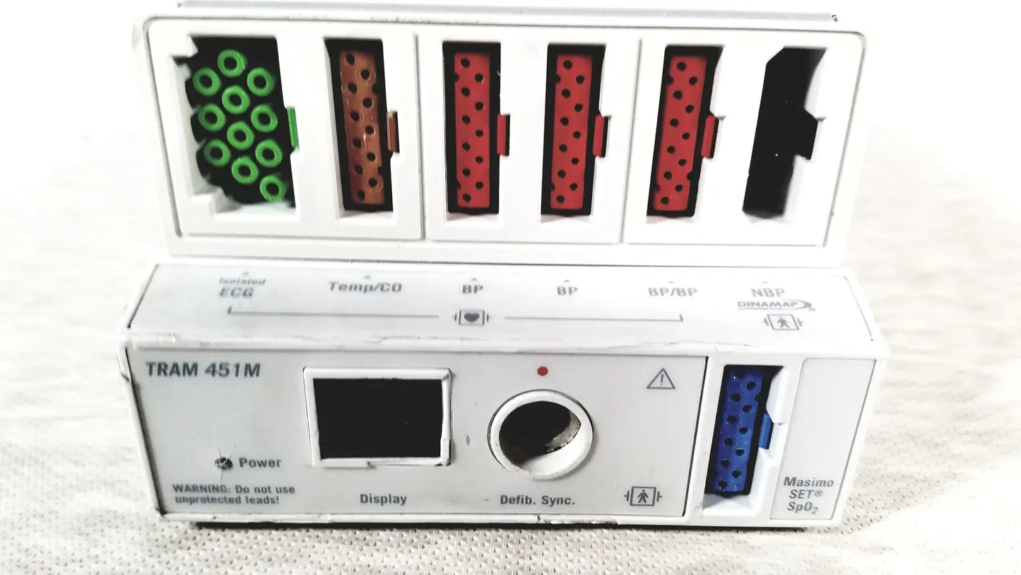 GE Healthcare TRAM 451M Multiparameter Module - Masimo SpO2