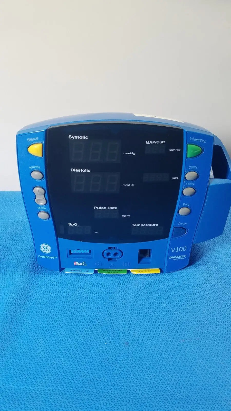 GE Healthcare V180-JBAC-AXAA-XX Vital Signs Monitor