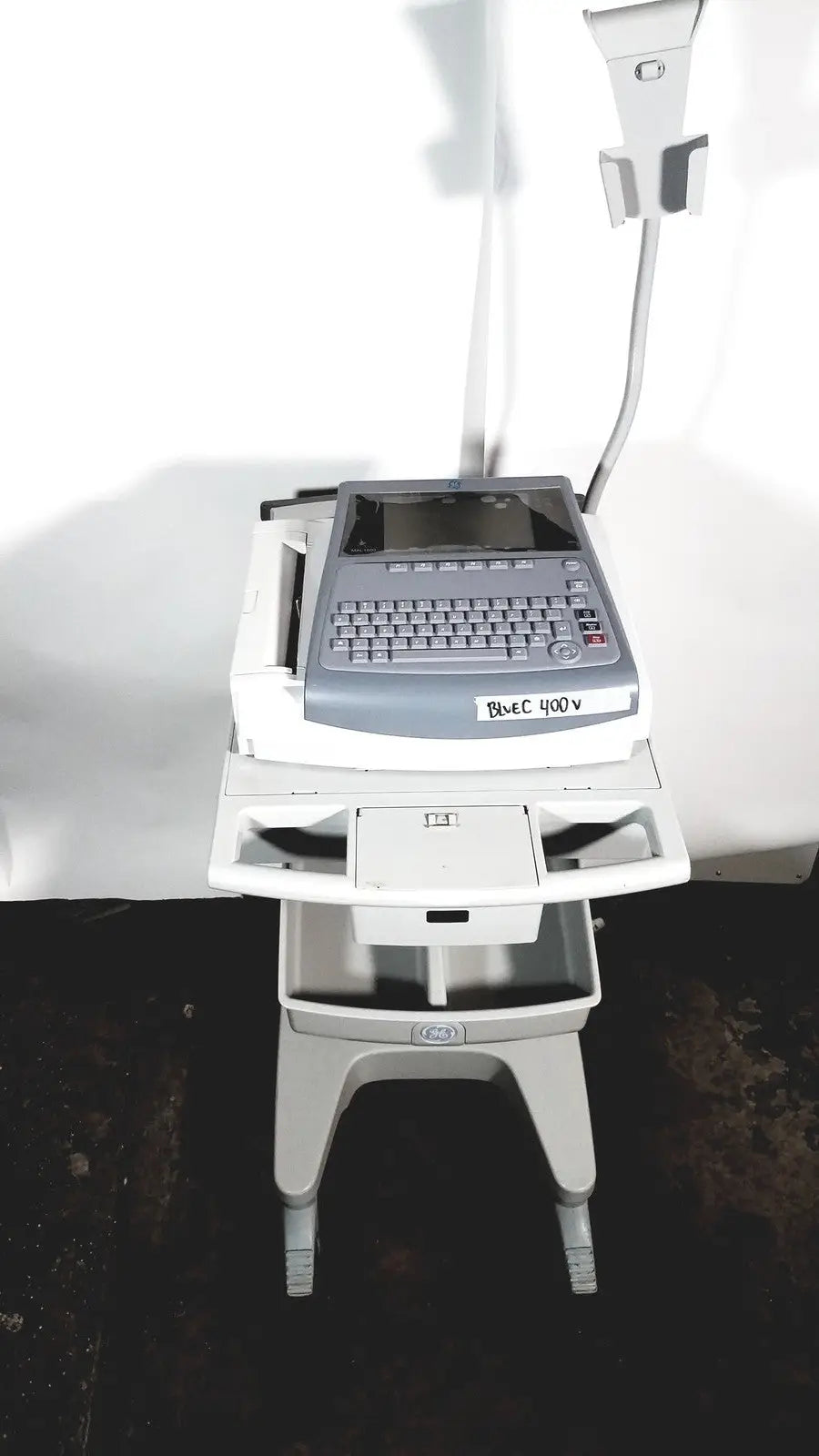 GE MAC 1600 EKG ECG Analysis System 12 Lead Resting Electrocardiograph Machine