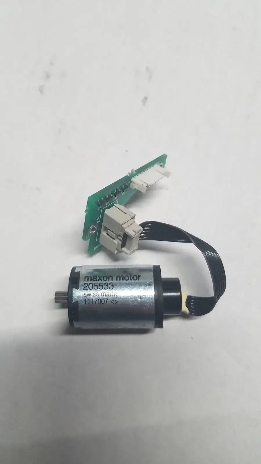 GE MAC Series Printer Maxon Motor 205533 With Board 2001326-001 - ECG Assembly