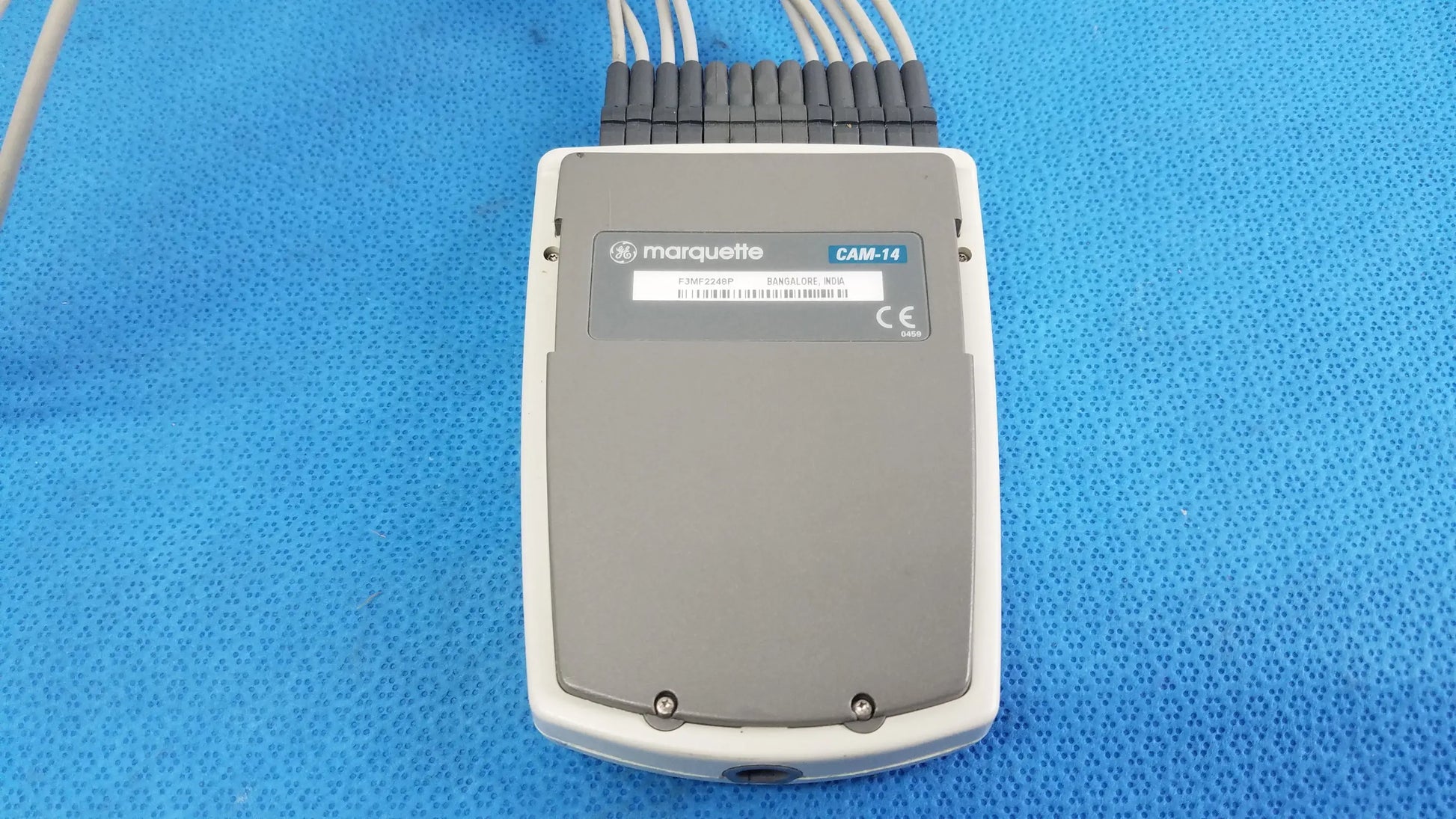 GE Marquette CAM-14 ECG Acquisition Module With Leads