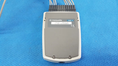 GE Marquette CAM-14 ECG Acquisition Module With Leads