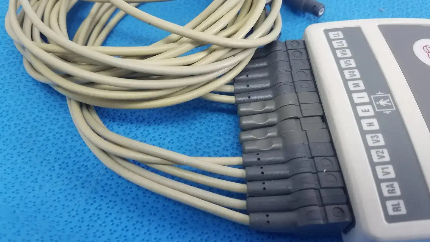 GE Marquette CAM-14 EKG ECG Acquisition Module with Cable