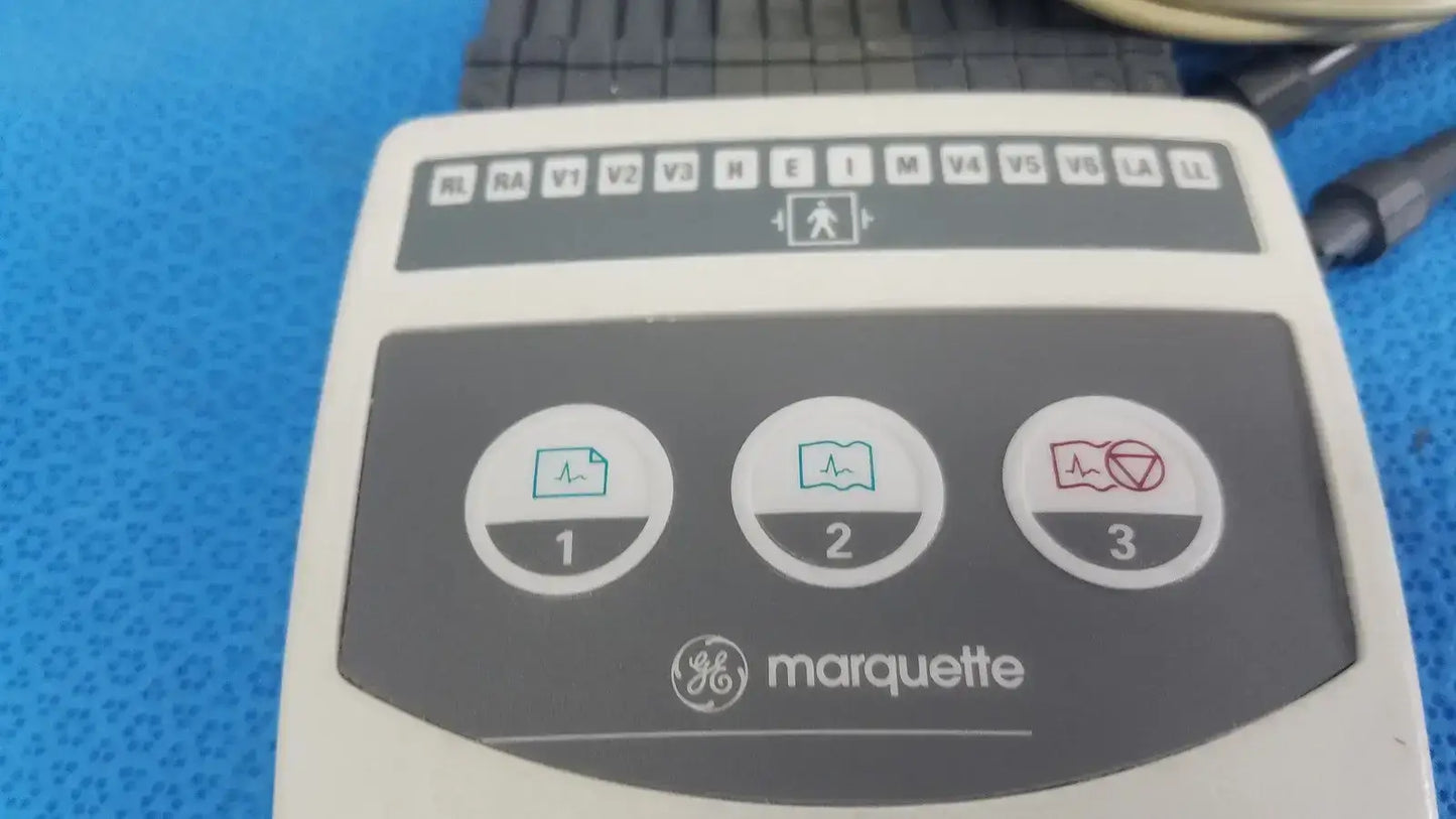 GE Marquette CAM-14 EKG ECG Acquisition Module with Cable