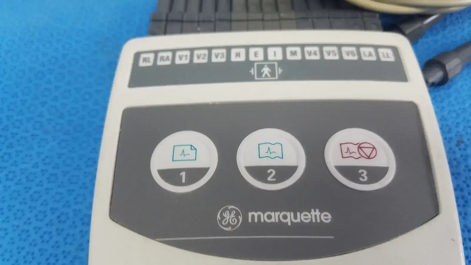 GE Marquette CAM-14 EKG ECG Acquisition Module with Cable