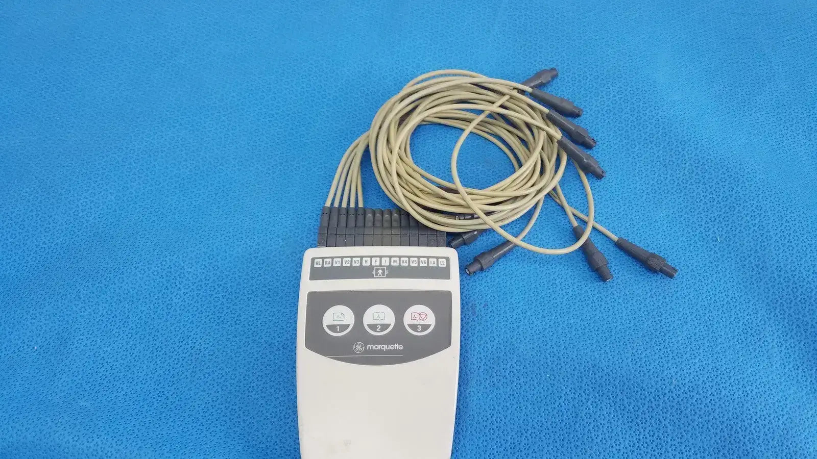 GE Marquette CAM-14 EKG ECG Acquisition Module with Cable