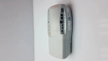 Gray samsung external fetal monitor with sleek rectangular design and multiple side ports for fetal monitoring use