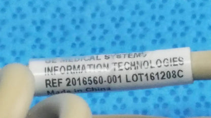 GE Medical Systems 2016560-001 Coiled Patient Cable - ECG