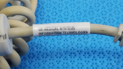 GE Medical Systems 2016560-001 Coiled Patient Cable - ECG