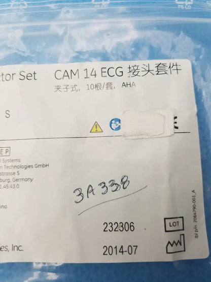 GE Medical Systems 900178-003 Cam 14 ECG Connector Set - Pack of 7