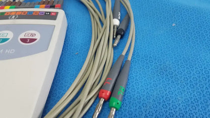 GE Medical Systems 900995-003 CAM HD ECG EKG Acquisition Module w/ Leads - ECG/EKG