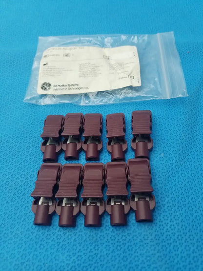 GE Medical Systems 9490-214 ECG Clamp Electrode Adapter Set - Pack of 10