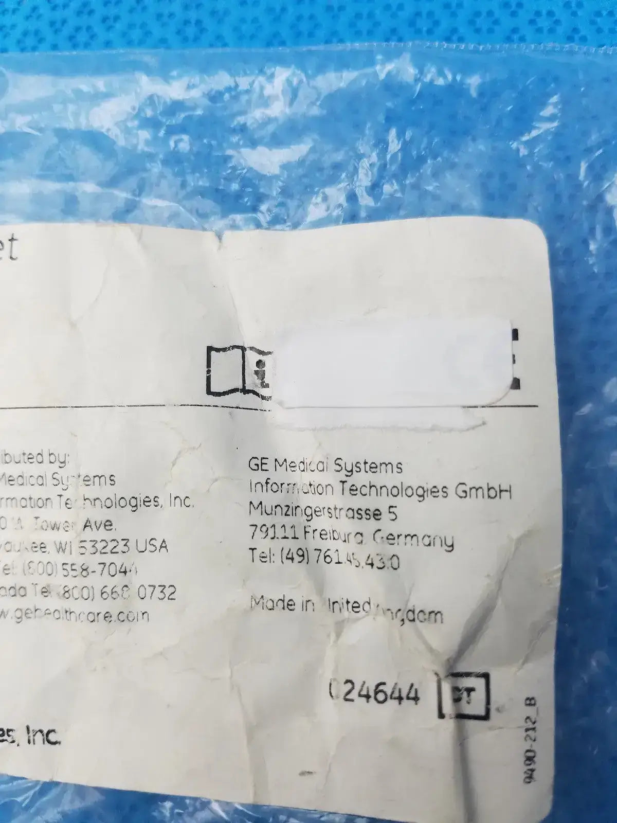 GE Medical Systems 9490-214 ECG Clamp Electrode Adapter Set - Pack of 10