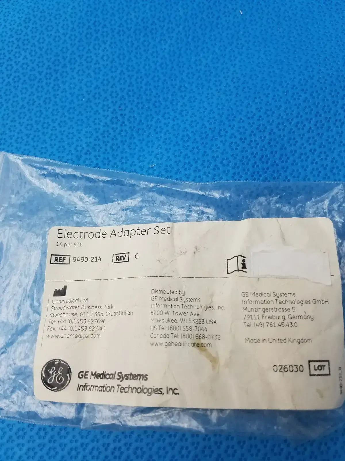 GE Medical Systems 9490-214 Electrode Adapter Set - Pack of 4