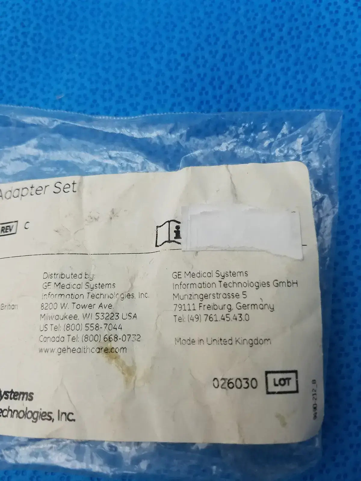 GE Medical Systems 9490-214 Electrode Adapter Set - Pack of 4