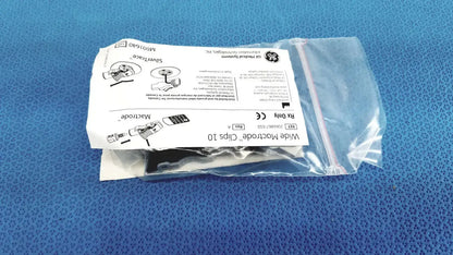 GE Medical Systems Wide Mactrode Clips 10 - REF: 2066867-010 - ECG Electrode