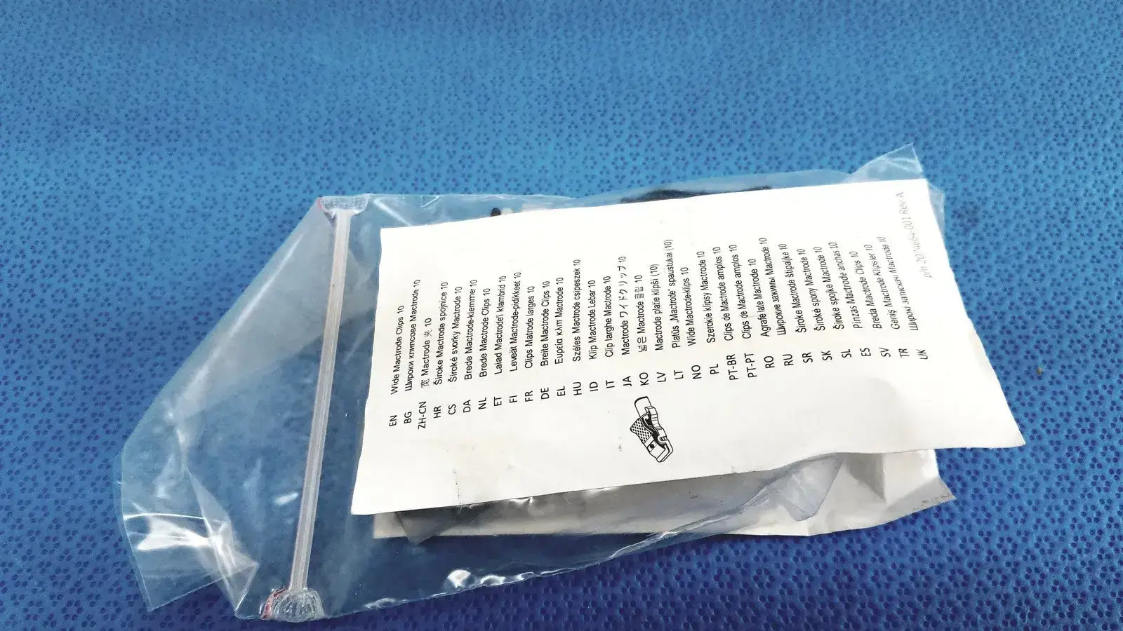 GE Medical Systems Wide Mactrode Clips 10 - REF: 2066867-010 - ECG Electrode