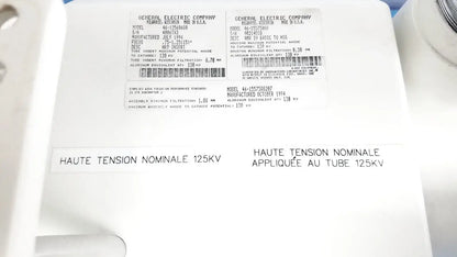 GE Mobile Portable XRY Machine 46-270615P1/46-125686G8 - X-Ray