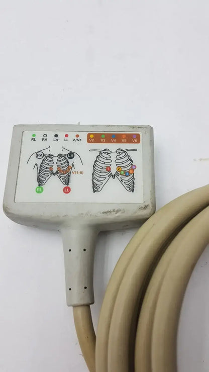 GE Multi-Link ECG Care Cable 2017006-001 AHA 12 Lead