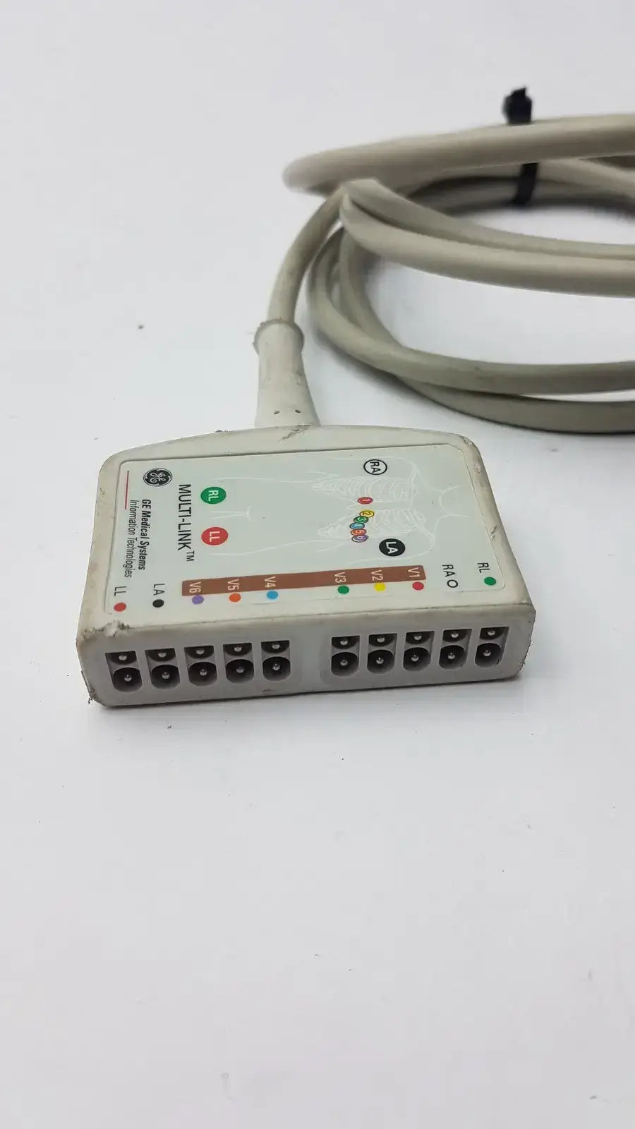 GE Multi-Link ECG/ EKG 10 Lead Trunk Cable 22341809 - ECG