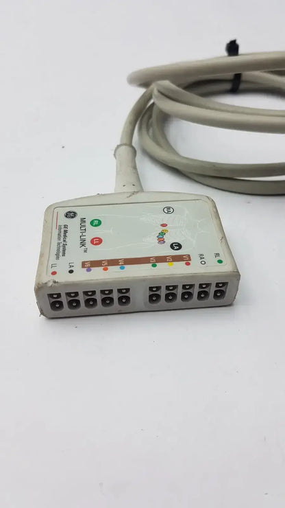 GE Multi-Link ECG/ EKG 10 Lead Trunk Cable 22341809 - ECG