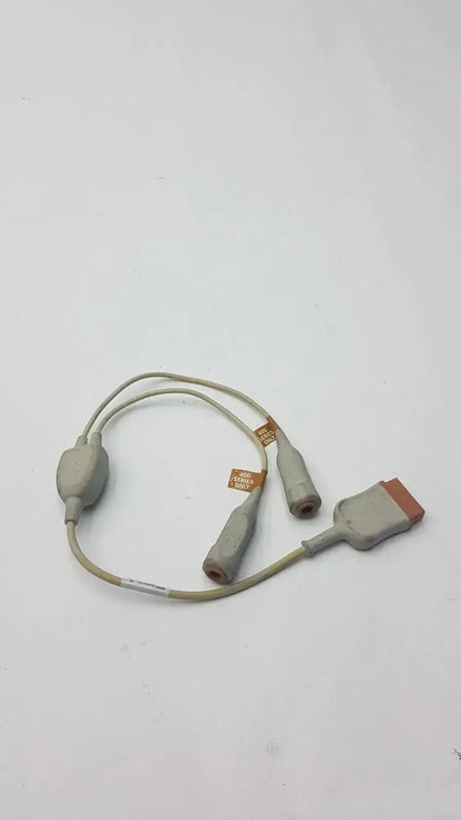 GE Reusable Temperature Probe ASSY Care DUAL Temp 0.5M REF 2016008-001 - Patient Monitoring Accessory