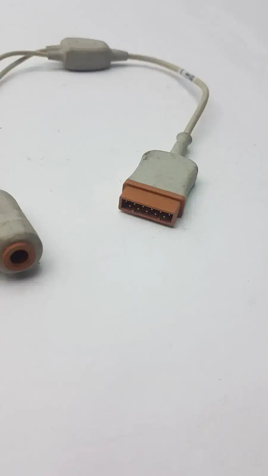 GE Reusable Temperature Probe ASSY Care DUAL Temp 0.5M REF 2016008-001 - Patient Monitoring Accessory