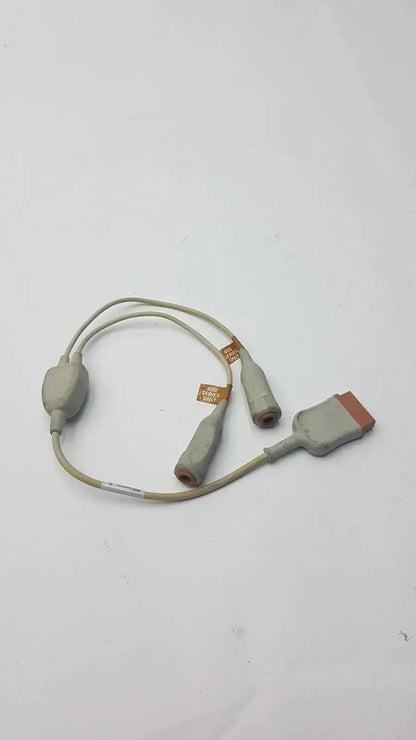 GE Reusable Temperature Probe ASSY Care DUAL Temp 0.5M REF 2016008-001 - Patient Monitoring Accessory