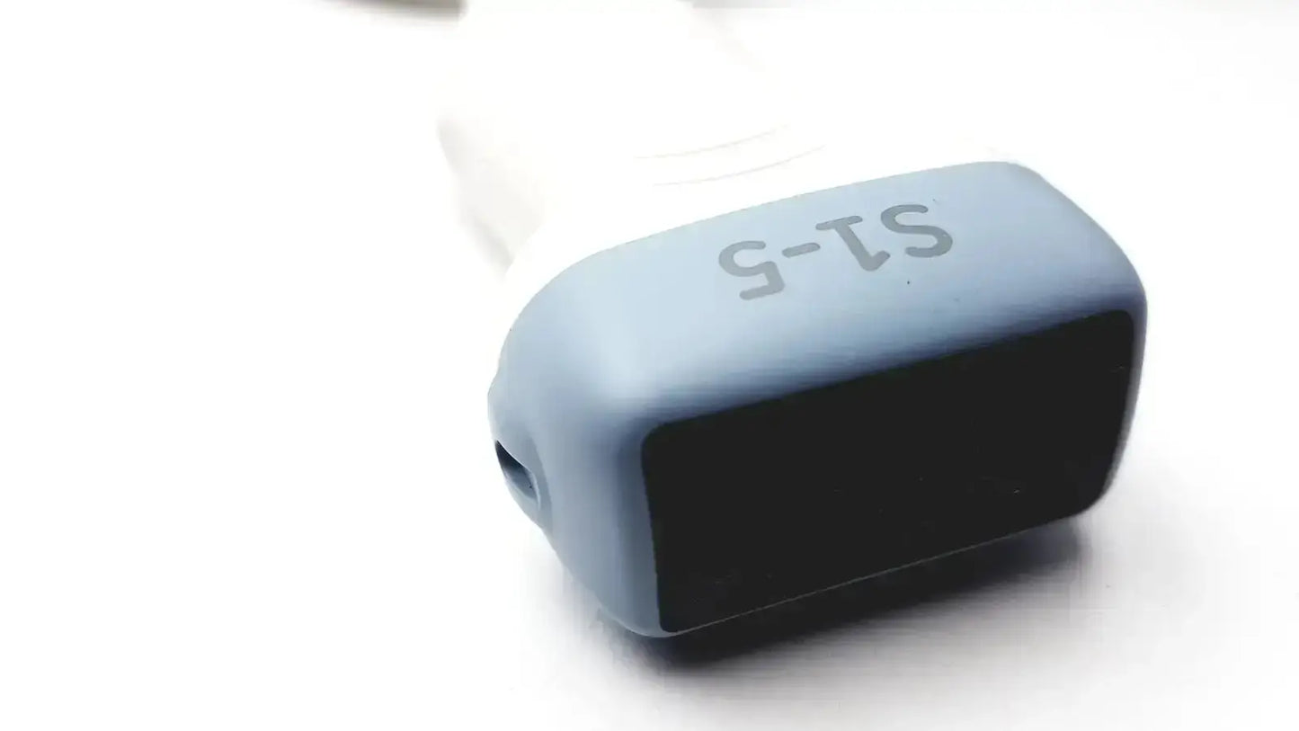 Light blue silicone adapter with s1-5 embossed for ge s1-5-d ultrasound transducer probe product use