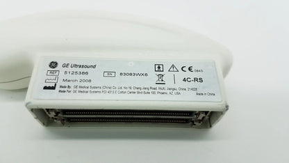 GE Ultrasound 4C-RS Convex Array Transducer Probe