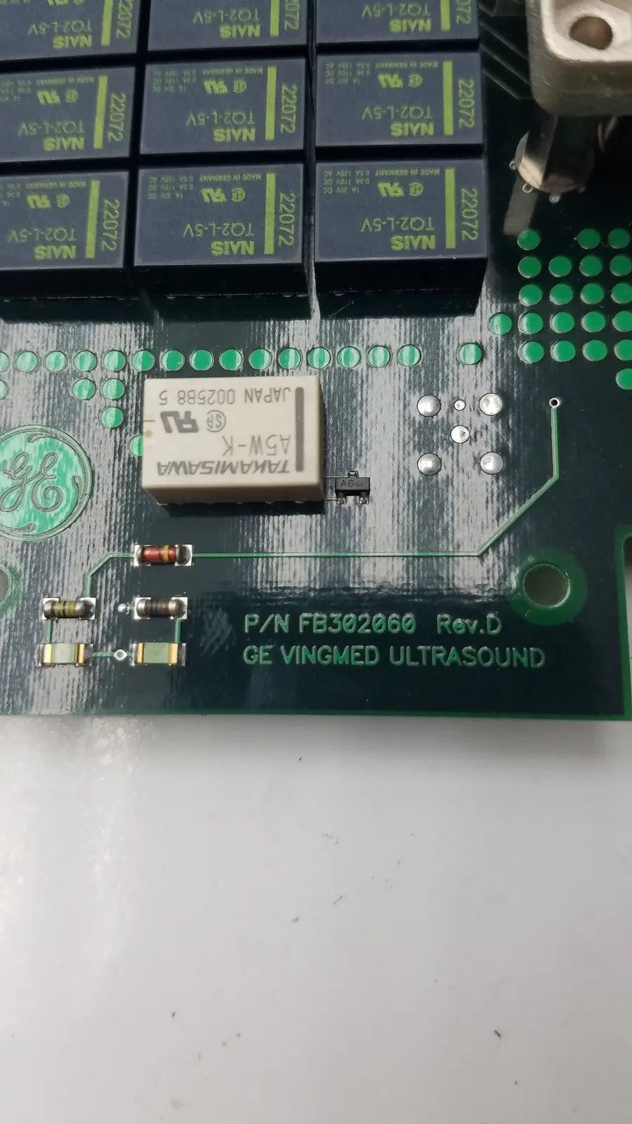 GE Vingmed Ultrasound FB382960 Rev D FB200060-08 - Part