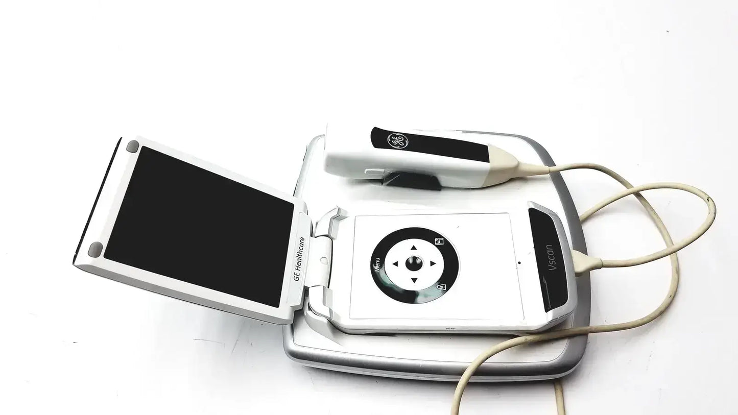 GE Vscan With Dual Probe Handheld Ultrasound System with Docking Station Untest