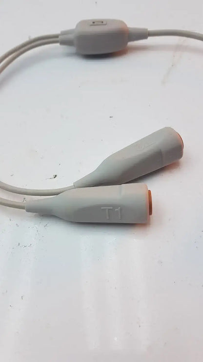 GE Vyaire 2016998-001 Temperature Cable - Dual Probe for 400 Series