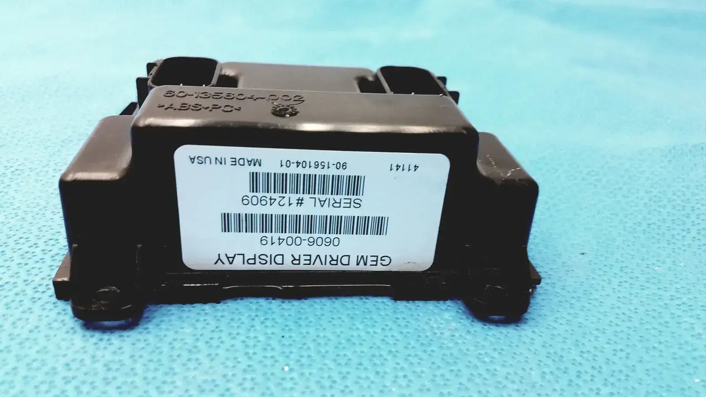 GEM Driver Display 0606-00419 Serial #124929 - Module