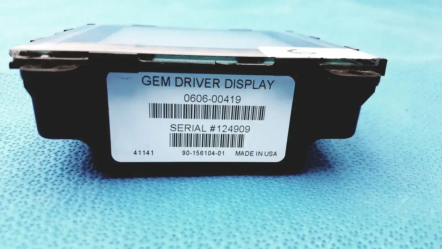 GEM Driver Display 0606-00419 Serial #124929 - Module