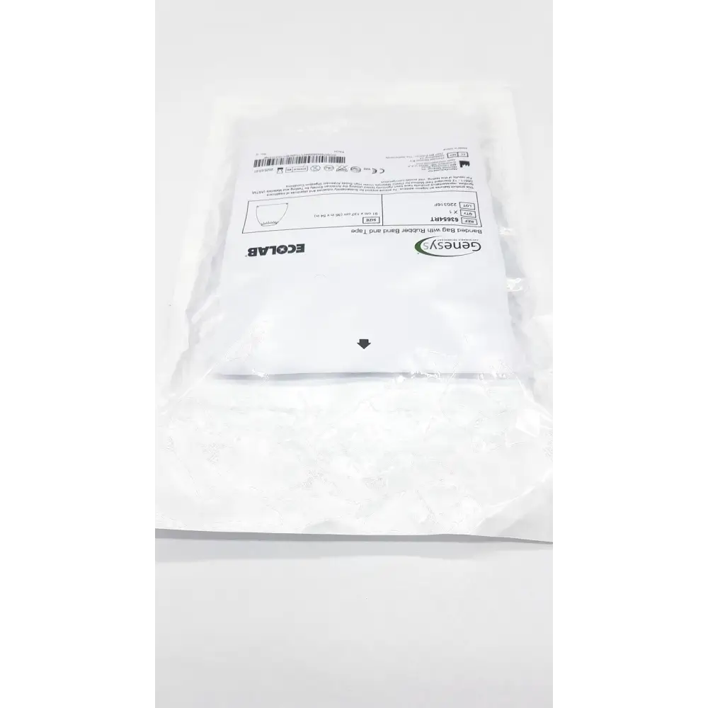 Genesys 63654RT Banded Bag With Rubber Band and Tape - Medical Disposable
