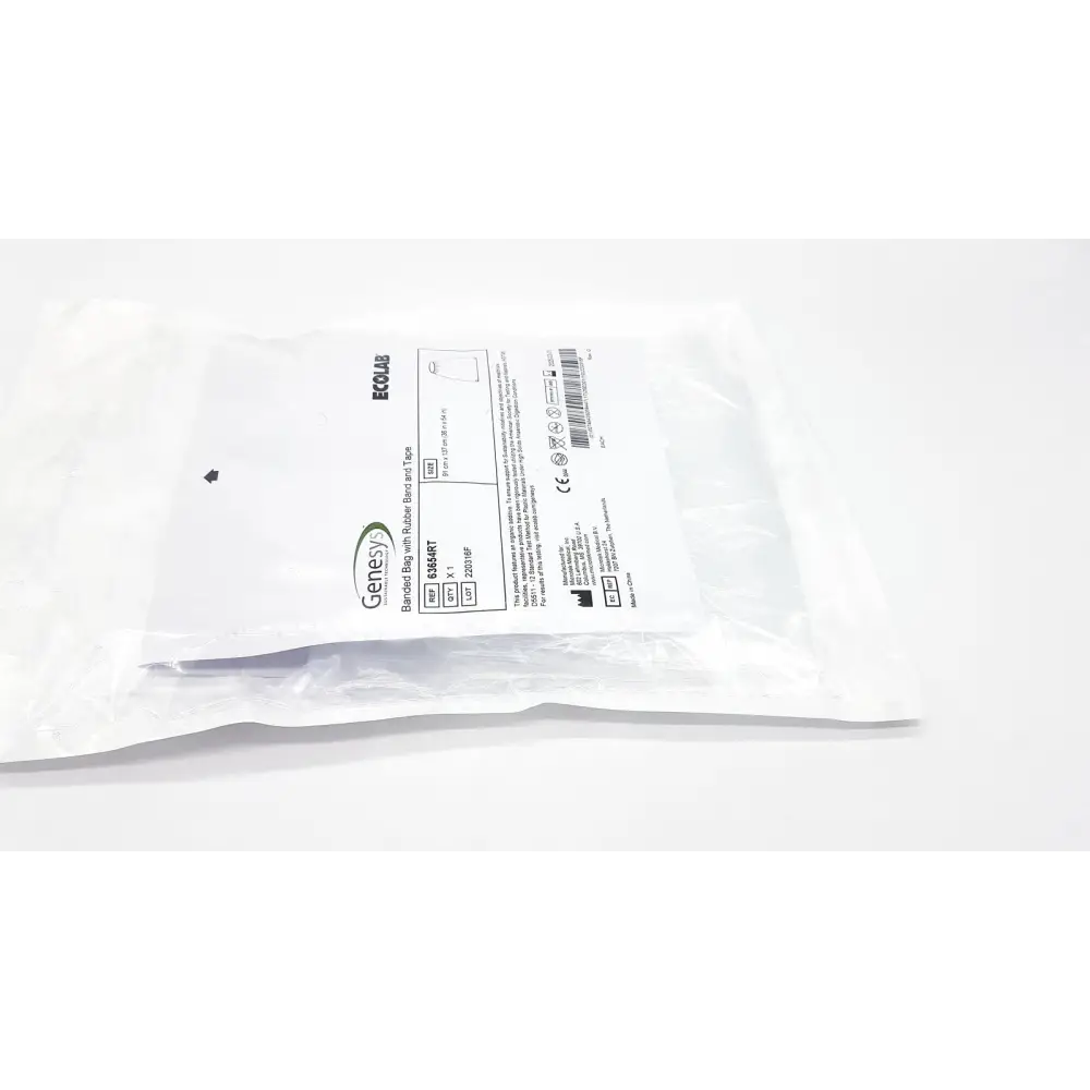 Genesys 63654RT Banded Bag With Rubber Band and Tape - Medical Disposable
