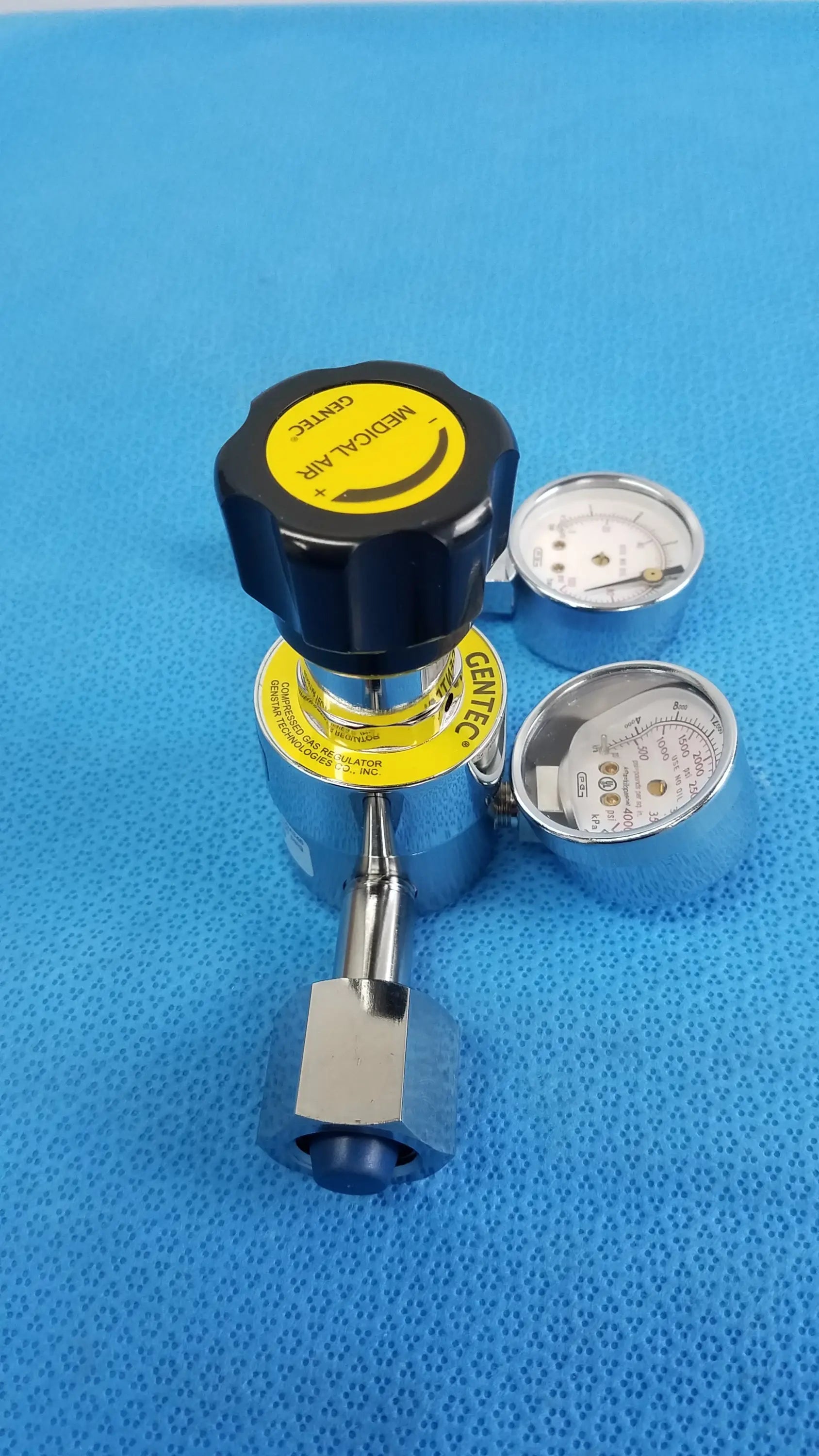 Gentec Medical Air Compressed Gas Regulator 3000Psig