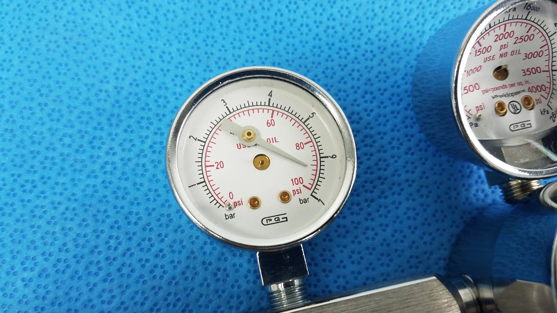 Gentec Medical Air Compressed Gas Regulator 3000Psig